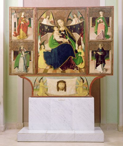 Retable de la Vierge Marie de Liptoszentandras, vers 1480 - Hungarian School