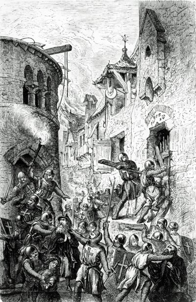 Antisémitisme et persécution des Juifs par les Croisés, 1881 - Hungarian School
