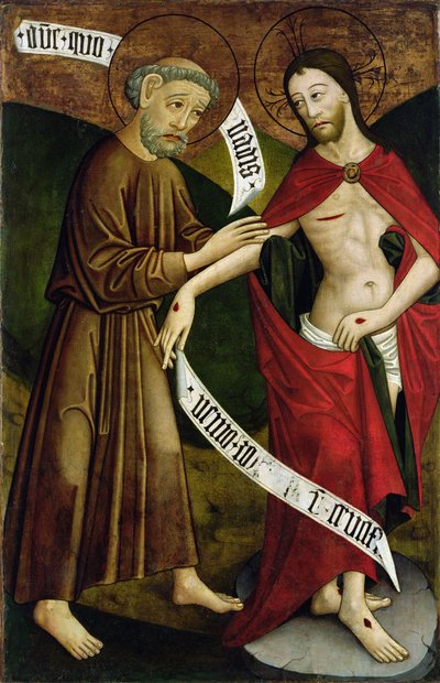 Le Christ et Saint Thomas, panneau de l