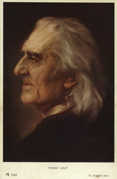 Portrait de Franz Liszt - Hungarian School