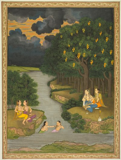 Femmes profitant de la rivière au bord de la forêt - Hunhar II