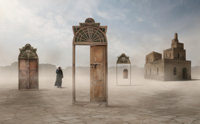 Porte antique : Voyage dans le désert - Hussain Buhligaha