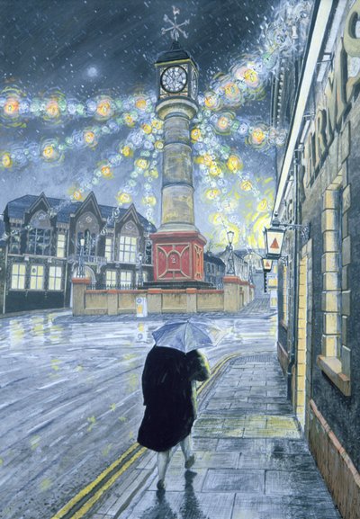 Un crépuscule de décembre à Tredegar, 1992 - Huw S. Parsons