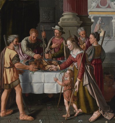 Le premier repas de la Pâque - Huybrecht Beuckelaer