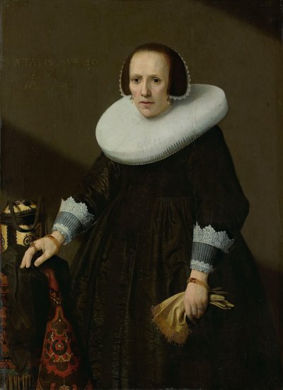 Portrait de Geertruyd Reael, épouse de Philips Denijs - Huygh Pietersz Voskuyl
