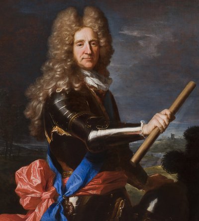 Détail du portrait de Hans Willem Bentinck, 1er comte de Portland, 1699 - Hyacinthe Francois Rigaud