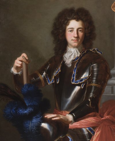 Détail du portrait de Henry Bentinck, plus tard 1er duc de Portland, 1699 - Hyacinthe Francois Rigaud