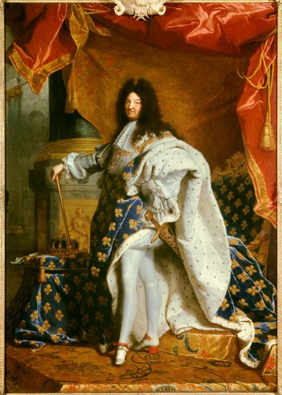 Portrait en pied du roi Louis XIV - Hyacinthe Francois Rigaud