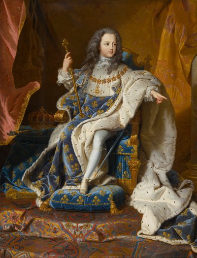 Louis XV - Hyacinthe Francois Rigaud