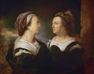 Mme. Rigaud, en deux attitudes differents ... - Hyacinthe Francois Rigaud