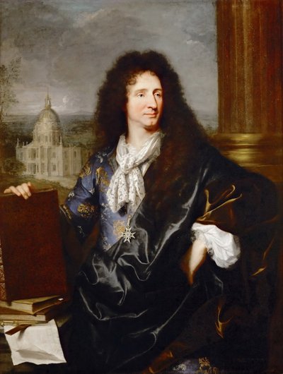 Portrait de Jules Hardouin-Mansart - Hyacinthe Francois Rigaud