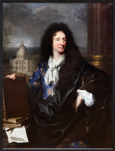 Portrait de Jules Hardouin Mansart - Hyacinthe Francois Rigaud