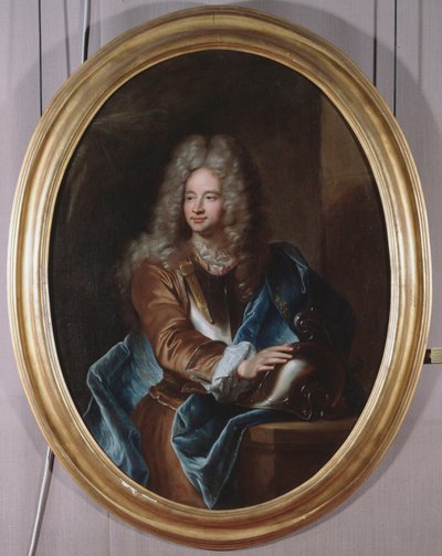 Portrait du diplomate italien Anton Giulio II Brignole-Sale (1673-1710) Ambassadeur auprès du roi Louis XIV. Peinture par Hyacinthe Rigaud - Hyacinthe Francois Rigaud
