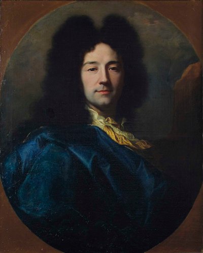Autoportrait, dit au manteau bleu, 1696 - Hyacinthe François Honoré Rigaud