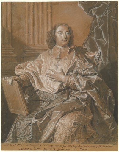 Monseigneur Charles de Saint-Albin, archevêque de Cambrai - Hyacinthe Rigaud
