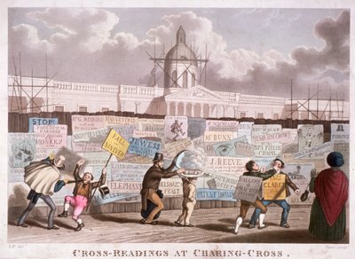 Lectures croisées à Charing-Cross, Londres, 1835 - IP