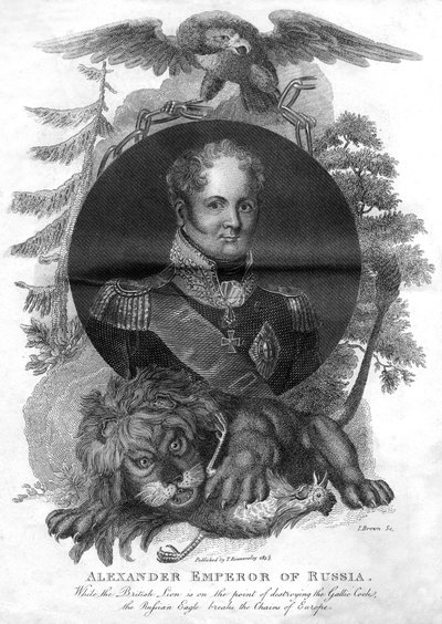 Alexandre Ier, empereur de Russie 1777-1825, 1816 - I. Brown