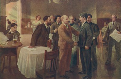 Première rencontre de Lénine et Staline, Tammerfors Finlande, décembre 1905, 1939 - I Vepkhvadze