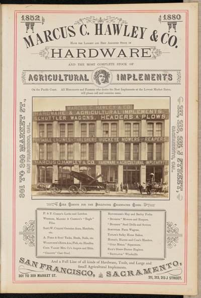 [Marcus C. Hawley and Company, San Francisco] - I. W. Taber