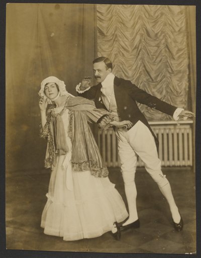 Ballet aristocratique (Graf Lalongue avec la baronne E. Rosin). - Iakob Vladimirovich Shteinberg