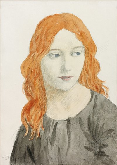 Fille aux cheveux roux - Ian Strang