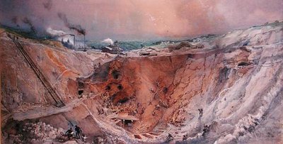 Exploitation minière à ciel ouvert à Vieille Montagne, Saône-et-Loire - Ignace Francois Bonhomme
