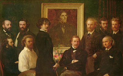 Hommage à Delacroix - Ignace Henri Jean Fantin Latour