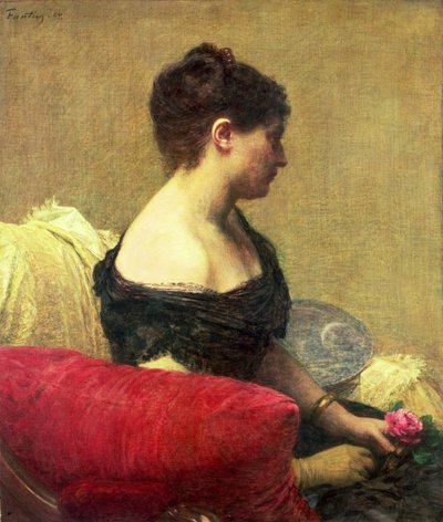 Portrait de Madame Maitre - Ignace Henri Jean Fantin Latour