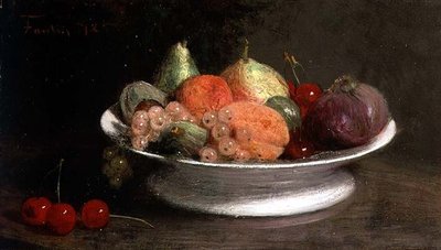 Nature morte de fruits - Ignace Henri Jean Fantin Latour