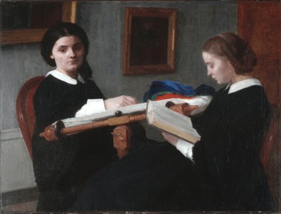 Les deux sœurs - Ignace Henri Jean Fantin-Latour