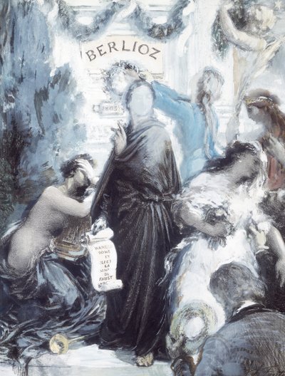 Lithographie aquarelle commémorant le centenaire de la naissance d