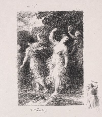Bacchus - Ignace Henri Jean Fantin Latour