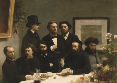 À la table - Ignace Henri Jean Fantin Latour