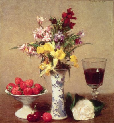 Bouquet de fiançailles - Ignace Henri Jean Fantin Latour