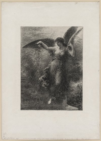 À Eugène Delacroix, 1890 - Ignace Henri Jean Fantin Latour