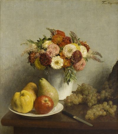 Fleurs et Fruits, 1865 - Ignace Henri Jean Fantin Latour