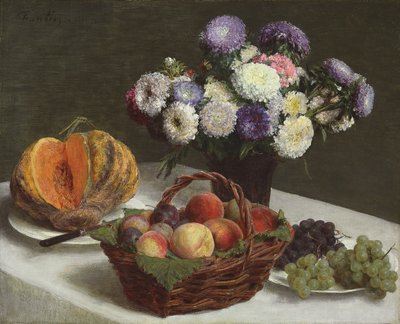Fleurs et fruits, 1865 - Ignace Henri Jean Fantin Latour