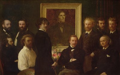 Hommage à Delacroix - Ignace Henri Jean Fantin Latour