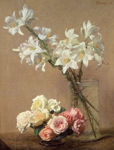 Lys dans un vase, 1888 - Ignace Henri Jean Fantin Latour