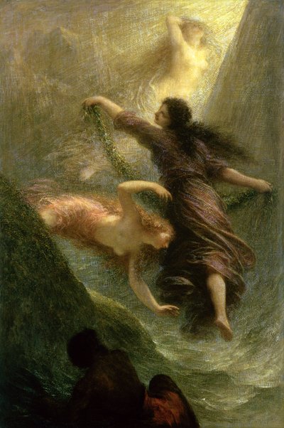 Rheingold, première scène, 1888 - Ignace Henri Jean Fantin Latour