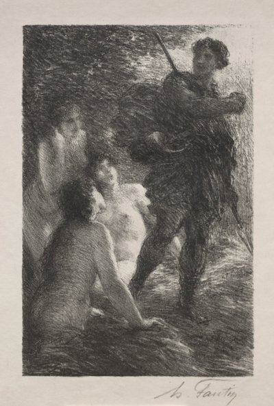 Siegfried et les filles du Rhin - Ignace Henri Jean Fantin Latour