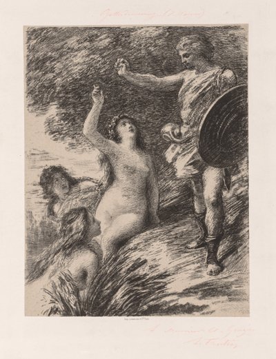 Siegfried et les filles du Rhin, vers 1880 - Ignace Henri Jean Fantin Latour