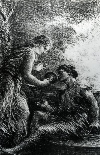 Sieglinde et Siegmund, scène de l