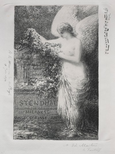 À Stendhal, 1892 - Ignace Henri Jean Fantin Latour