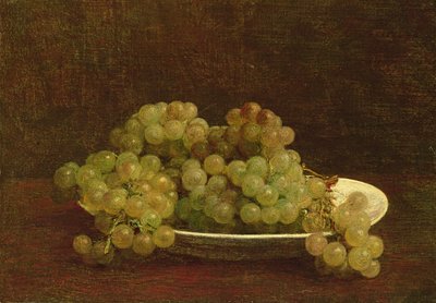 Nature morte de raisins, 1890 - Ignace Henri Jean Fantin Latour