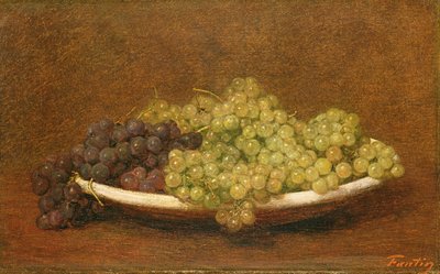 Nature morte de raisins, c.1894 - Ignace Henri Jean Fantin Latour