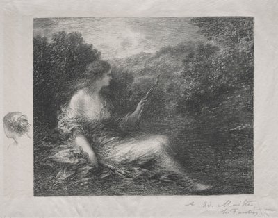 La Chasseresse, 1892 - Ignace Henri Jean Fantin Latour