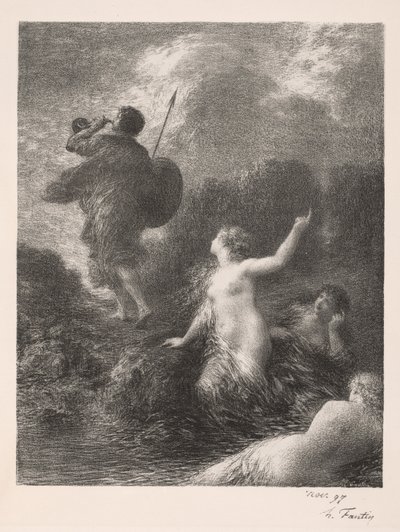 Crépuscule des dieux : Siegfried et les filles du Rhin, 1897 - Ignace Henri Jean Fantin Latour