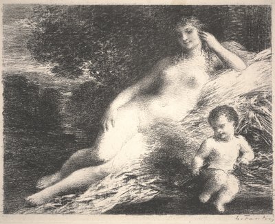 Vénus et Cupidon - Ignace Henri Jean Fantin Latour