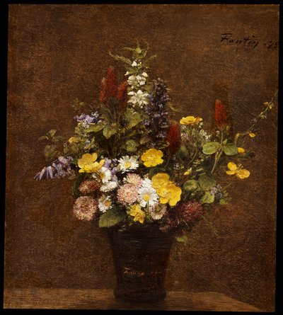 Fleurs Sauvages - Ignace Henri Jean Fantin Latour